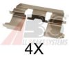 HONDA 45012810000 Accessory Kit, disc brake pads